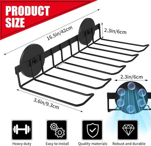 Heavy Duty Magnetic Power Tool Organizer,Drill Holder Wall Mount,50 lb Garage Storage Utility Storage Thickened Drill Rack for Dewalt Milwaukee Ryobi Cordless Tool in Kuwait