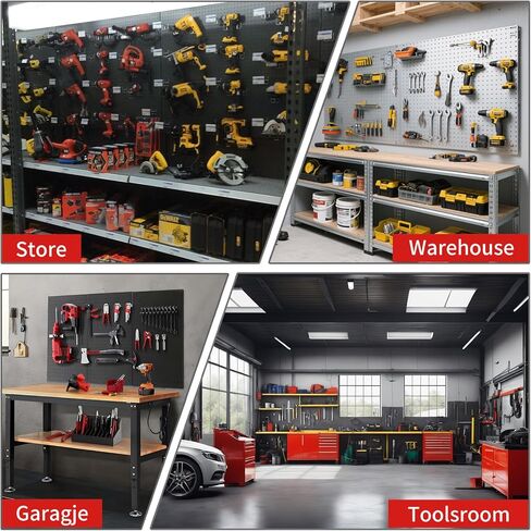 Heavy Duty Magnetic Power Tool Organizer,Drill Holder Wall Mount,50 lb Garage Storage Utility Storage Thickened Drill Rack for Dewalt Milwaukee Ryobi Cordless Tool in Kuwait