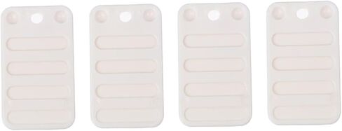 POPETPOP 4Pcs Leveling Shims for Furniture Feet White Raised Pads for Sofa Legs Bed Foot Base Support for Uneven Surfaces Homes Shops and Hotels in Saudi Arabia