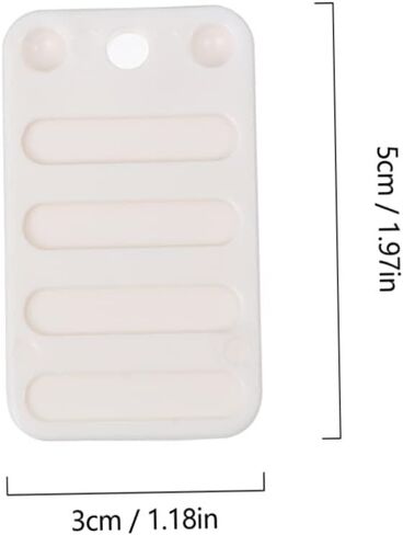 POPETPOP 4Pcs Leveling Shims for Furniture Feet White Raised Pads for Sofa Legs Bed Foot Base Support for Uneven Surfaces Homes Shops and Hotels in Saudi Arabia