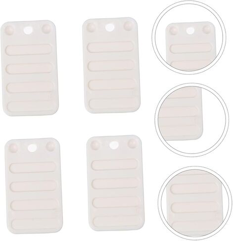 POPETPOP 4Pcs Leveling Shims for Furniture Feet White Raised Pads for Sofa Legs Bed Foot Base Support for Uneven Surfaces Homes Shops and Hotels in Saudi Arabia