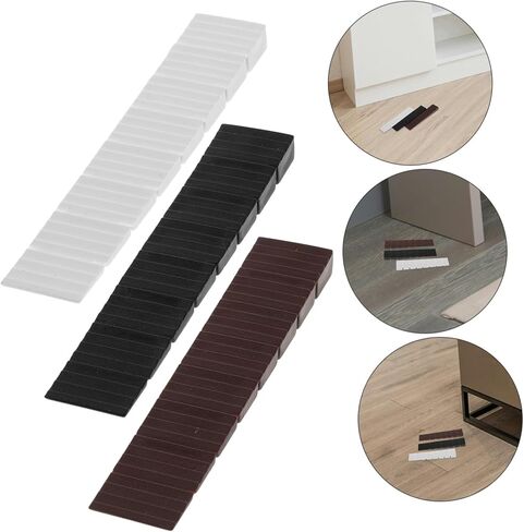 Tofficu 72Pcs Heavy Duty Leveling Shims for Furniture Plastic Wedges for Toilets and Cabinets Noise Reducing Shims for Stable Support Tile Versatile Levelers for Home Use in Saudi Arabia