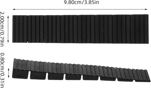 Uonlytech 72Pcs Furniture Leveling Shims Plastic Wedges for Cabinets Tables and Toilets Durable Slip Levelers for Noise Reduction and Stability Versatile Support in Saudi Arabia