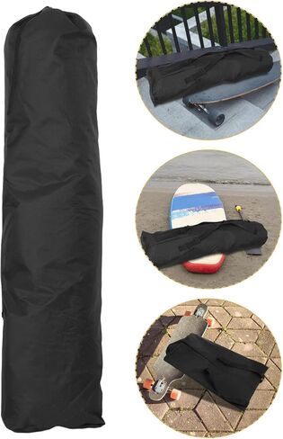 ARTIBETTER Waterproof Outdoor Skateboard Bag 600d Thickened Longboard Backpack with Double Shoulder Straps 38x122cm Skateboard Storage Holder for Sports and Travel in Saudi Arabia