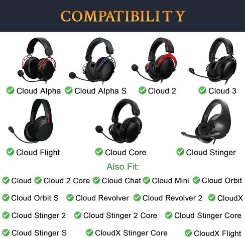 SOULWIT 4Pcs Protective Microphone Foam Cover Pop Filter for Hyperx Cloud/Alpha/Chat/Core/Flight/Mini/Orbit/Revolver/Stinger Series Headphones, Mic Cover WindScreen for Hyperx Cloudx Headset - Black in Saudi Arabia