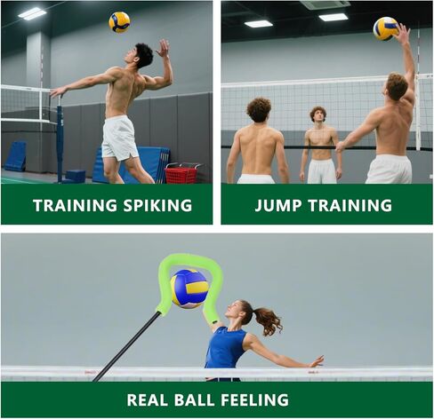 مدرب الضربات المدببة للكرة الطائرة مع أوضاع وارتفاع قابلين للتعديل، معدات تدريب الكرة الطائرة خفيفة الوزن للتقديم والتدريب على القفز والقفز، مثالية للمبتدئين والمحترفين in Kuwait