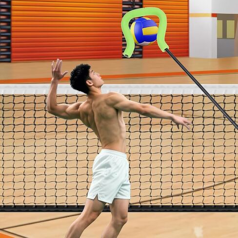 مدرب الضربات المدببة للكرة الطائرة مع أوضاع وارتفاع قابلين للتعديل، معدات تدريب الكرة الطائرة خفيفة الوزن للتقديم والتدريب على القفز والقفز، مثالية للمبتدئين والمحترفين in Kuwait