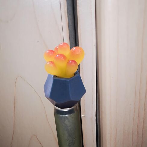 Cute Mini Creative Yellow Succulent Plant Hinge Heads Decorative Topper Set 6PCS, Home Decoration,Magnetic Hinge Head Toppers Door Hinge in Saudi Arabia
