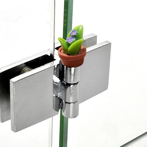 Cute Mini Creative Succulent Plant with Purple Flowers Hinge Heads Decorative Topper Set 6PCS, Home Decoration,Magnetic Hinge Head Toppers Door Hinge in Saudi Arabia