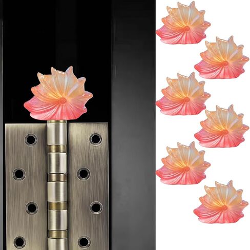 Cute Mini Creative Noctilucent Marine Creatures, Such as Parrot Snails Hinge Heads Decorative Topper Set 6PCS, Home Decoration,Magnetic Hinge Head Toppers Door Hinge in Saudi Arabia