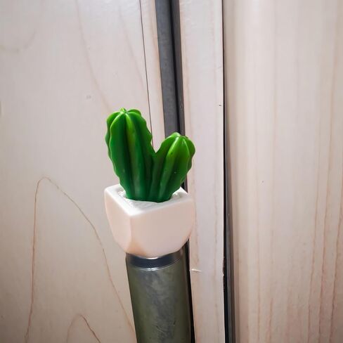 Cute Mini Creative Cactus Potted Plant Hinge Heads Decorative Topper Set 4PCS, Home Decoration,Magnetic Hinge Head Toppers Door Hinge in Saudi Arabia