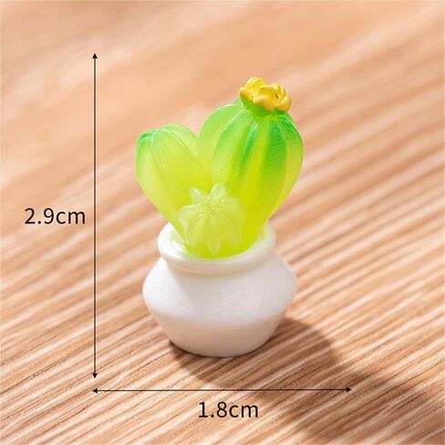 Cute Mini Creative Yellow Cactus Hinge Heads Decorative Topper Set 6PCS, Home Decoration,Magnetic Hinge Head Toppers Door Hinge in Saudi Arabia