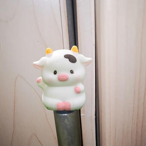 Cute Mini Creative Say Hello, Cow Hinge Heads Decorative Topper Set 3PCS, Home Decoration,Magnetic Hinge Head Toppers Door Hinge in Saudi Arabia