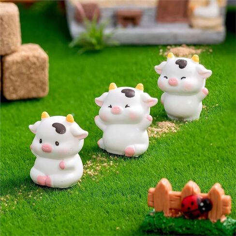Cute Mini Creative Say Hello, Cow Hinge Heads Decorative Topper Set 3PCS, Home Decoration,Magnetic Hinge Head Toppers Door Hinge in Saudi Arabia
