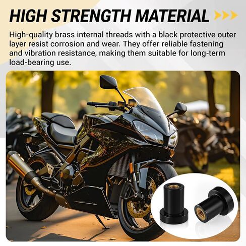 20 Pcs 1/4"-20 x 3/4" Rubber Well Nuts Neoprene Expansion Brass Nuts in Kuwait