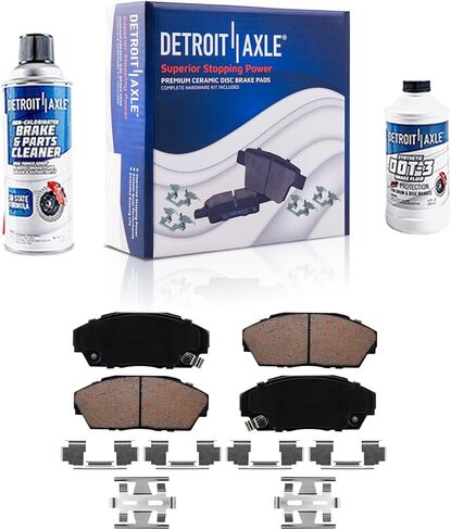 Detroit Axle - Rear Brake Shoes for 2012-2019 Nissan Versa Note Micra, 2013 2014 2015 2016 2017 2018 Premium Brake Shoes Replacement in Saudi Arabia