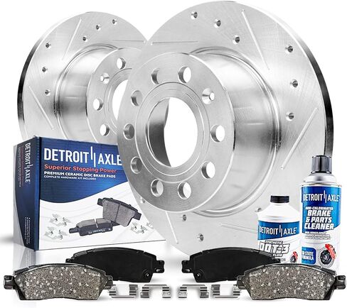 Detroit Axle - Rear Brake Shoes for 2012-2019 Nissan Versa Note Micra, 2013 2014 2015 2016 2017 2018 Premium Brake Shoes Replacement in Saudi Arabia