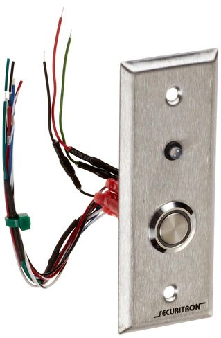 Securitron PB4LAN-2 Stainless Alternate Narrow Stile, Stainless Steel, 4-Ampere in Saudi Arabia