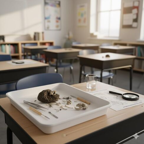 كريات بومة كبيرة (عبوة من 15 قطعة) للتشريح في الفصل الدراسي، 1.5 بوصة وأطول، معبأة بالكامل بالعظام in Kuwait