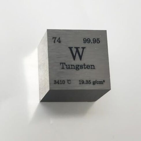 High-Density Tungsten Element Cube – 0.5inch (12.7mm), 99.95% Pure for Science Display & Technical Education in Saudi Arabia