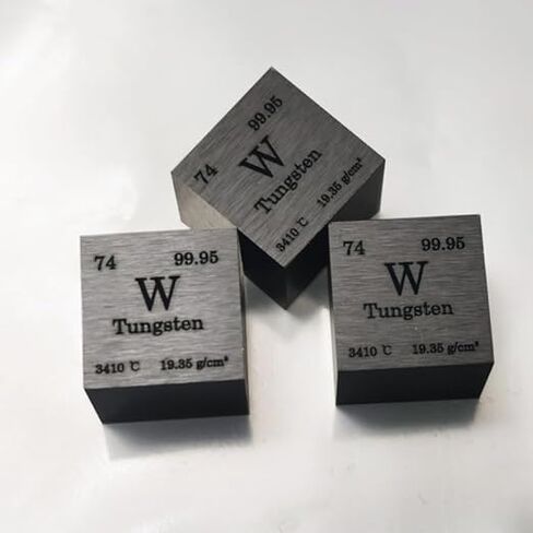 High-Density Tungsten Element Cube – 0.5inch (12.7mm), 99.95% Pure for Science Display & Technical Education in Saudi Arabia