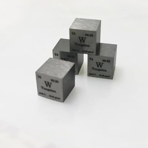 High-Density Tungsten Element Cube – 0.5inch (12.7mm), 99.95% Pure for Science Display & Technical Education in Saudi Arabia
