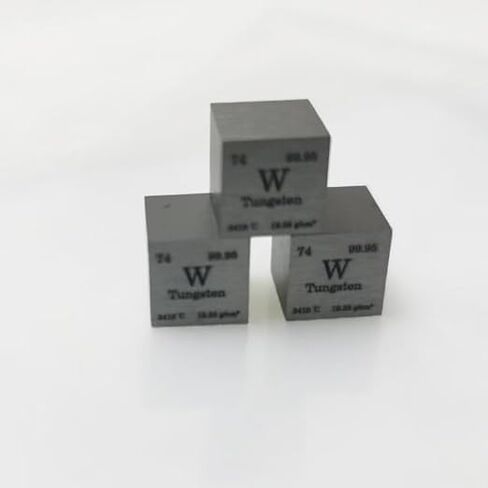 High-Density Tungsten Element Cube – 0.5inch (12.7mm), 99.95% Pure for Science Display & Technical Education in Saudi Arabia