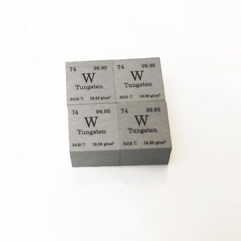 High-Density Tungsten Element Cube – 0.5inch (12.7mm), 99.95% Pure for Science Display & Technical Education in Saudi Arabia