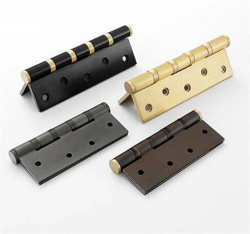 5.25 بوصة 6.5 بوصة مفصلات نحاسية متأرجحة منزلية أبواب غرفة النوم الداخلية قطعة واحدة (6.5 بوصة-2-Gun Gray) in Kuwait