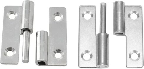 زلة مشتركة العلم رفع قبالة الباب المفصلي القابل للإزالة خزانة خزانة أثاث من الفولاذ المقاوم للصدأ الأجهزة 1 قطعة (40x30x1.5 يسار) in Kuwait