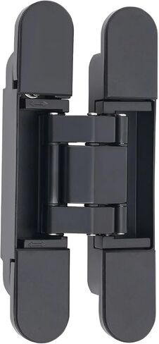 6 بوصة باب أسود مخفي بمفصلات من سبائك الزنك تفتح 180 درجة 21.55 مم 2 قطعة in Kuwait