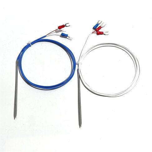 K/PT100 نوع المسبار Φ3x100mm خط اختبار درجة الحرارة الحرارية PTFE 1 قطعة (PT100 Length1m) in Saudi Arabia