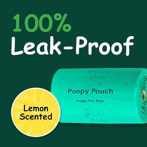 Tie-Handle Pet Waste Bags, Lemon Scented, 400/Roll, Model Number: SD-6-400 in Kuwait