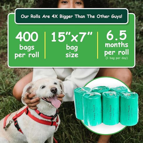 Tie-Handle Pet Waste Bags, Lemon Scented, 400/Roll, Model Number: SD-6-400 in Kuwait