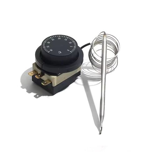 Water Tank Temperature Controller Switch 6x90/100/110/120/130MM Measuring Probe 1.5M Wire with Thermostat Knobs 0-80C 1Pcs(0-60C) in Saudi Arabia