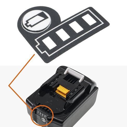 10 قطعة ملصق LED للبطارية 22x19x10 مللي متر متوافق مع ماكيتا BL1830 BL1430 in Kuwait