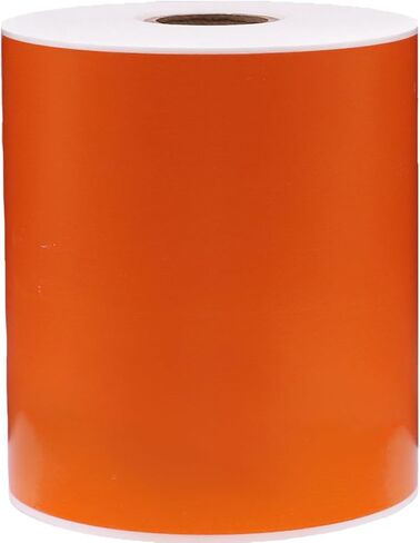 4 x 6 Direct Thermal Top Coated Orange Labels, 1″ Inch Core, 250 Count - Label Paper for Thermal Printer Labels, Permanent Adhesive, Suitable for Various Industries in Saudi Arabia