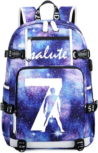 FANwenfeng Soccer Player 7 Luminous Multifunction Backpack Travel Football Fans Bag For Men Women (Style 12) in Saudi Arabia