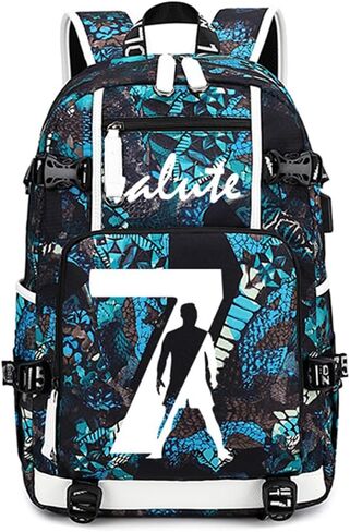 FANwenfeng Soccer Player 7 Luminous Multifunction Backpack Travel Football Fans Bag For Men Women (Style 12) in Saudi Arabia