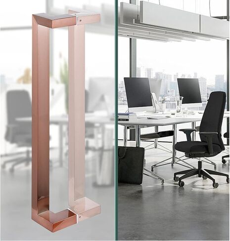 Modern Commercial Grade Stainless Steel Door Pull Handles for Barn Bar and Glass Doors in Saudi Arabia