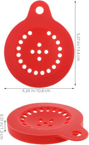 LABRIMP Silicone Popcorn Popper Lid Multi-Hole Microwave Safe Reusable Cover for Even Heating Replacement Lid 5.27X4.25X0.51 Inch in Saudi Arabia