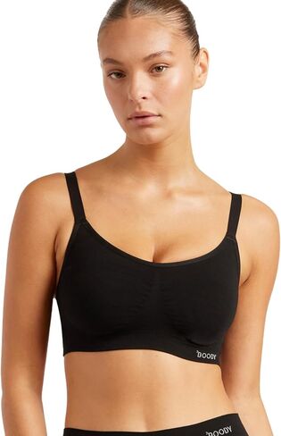 Boody Women’s Wireless Full‑Bust T‑Shirt Bra | Bamboo Viscose, Seam‑Free Comfort, Invisible Fit, 2‑in‑1 Adjustable Straps in Saudi Arabia