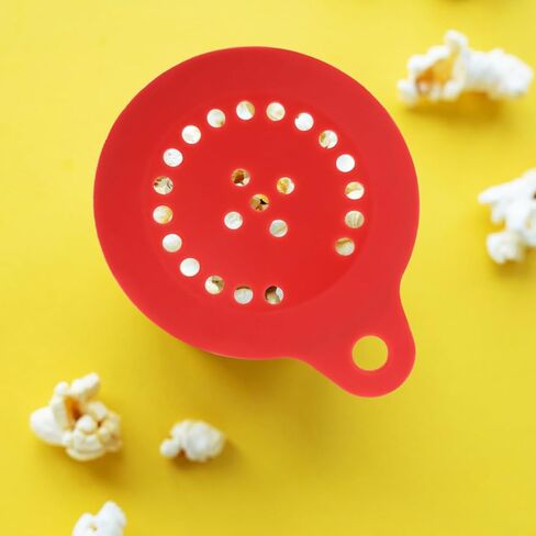 LABRIMP Silicone Popcorn Popper Lid Multi-Hole Microwave Safe Reusable Cover for Even Heating Replacement Lid 5.27X4.25X0.51 Inch in Saudi Arabia