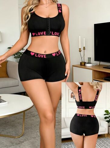 Workout Sets for Women 2 Piece Zip Front Strappy Sports Bra and Matching Shorts for Gym Yoga Outfits in Saudi Arabia