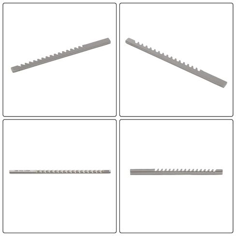 مجموعة أدوات Keyway Broach مقاس 1/8 بوصة من findmall - فولاذ عالي السرعة مع أداة تطرق يدوية للمعادن والحديد والنحاس - تستخدم مع مكبس أربور لقطع مفاتيح داخلية in Saudi Arabia