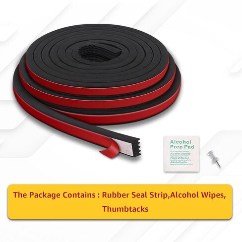 326A0004 Service Kit 30FT Extra Long Ribbed Bulkhead Seal, 3/5" x 360" Self Adhesive EPDM Foam Rubber Weather Stripping Tape for Tonneau Cover, Truck Bed, RV, Boat, Marine, Garage Door, Auto Tailgate in Saudi Arabia