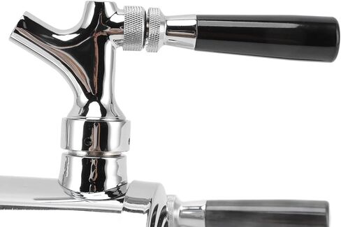 Commercial Grade Dual Tap Beer Tower Stainless Steel Kegerator with Two Faucets for Home Bar Draft Beer Dispenser in Kuwait
