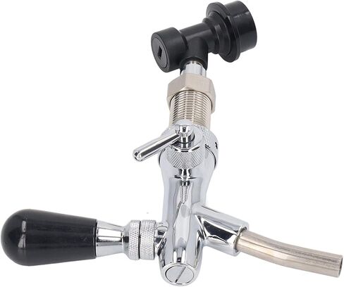 BAFOVY 304 Stainless Steel Beer Tap, Adjustable Liquid Dispenser for Professional Bar and Home Use, G0.625 Heavy Duty Faucet for Any Beer Keg in Saudi Arabia