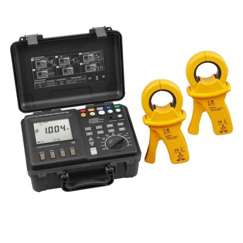 أدوات PCE، جهاز اختبار الأرض/المقاومة المحمول PCE‑ET5000 لأنظمة التأريض والإضاءة، يقيس 0.02Ω–20kΩ، وظيفة الذاكرة، مساعد الأسلاك المرئية والبطارية/التيار الكهربائي in Kuwait