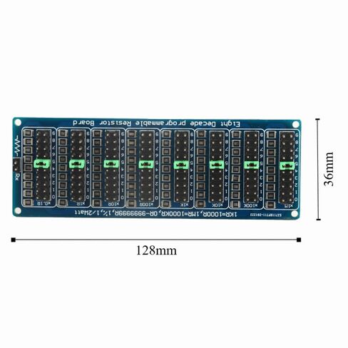 Programmable Resistor Board 0.1-9999999 Ohm 8-Section 0.1R Step Accuracy 1% Tolerance Electronic Component in Saudi Arabia